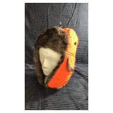 Orange winter/hunting hat