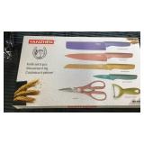 Yancheng pastel 6 piece knife set