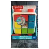Fisher price pull along activity blocks
