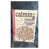 Calming therapy coloring book