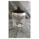 Treat Yo Self glass treat jar