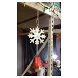 Snowflake wind chime