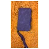 Purple phone case wallet