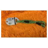 Green/black dog leash 4 foot