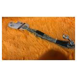 Grey/black dog leash 4 foot