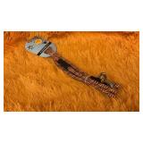 Orange /black dog leash 4 foot