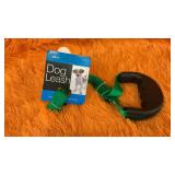 Green dog leash 4 foot