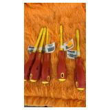 (5) Westward 6mm insulated nutdriver