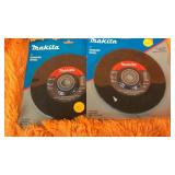 (2) 7" Mikita grinding discs