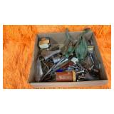 Misc. box bolts/tools pulley