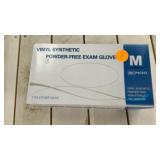 Vinyl synthetic powder free exam gloves Medium