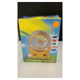 Rechargeable Fan Light Blue