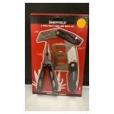 Sheffield 4 Pc multi tool & knife set