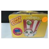 Shopkins sticker pack in metal tin