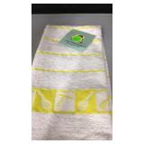 Yellow jumbo kitchen towel