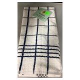 Blue jumbo kitchen towel