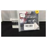 Multi colored neck gator mask