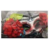 5 pack Undead and Lace Mardi Gras mask