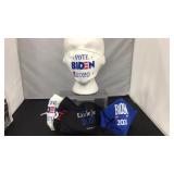 5 pack- cloth Biden face mask with adjustable e