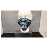 Smiling gorilla face mask adjustable ear loops