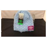 Umbro light blue kids winter hat