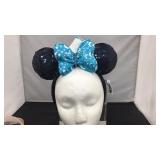 Disney ear headband with blue bow