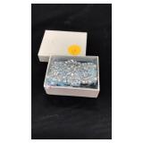 Ladies wedding garter belt light blue