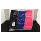 Three pair compression calf sleeves