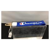 Blue champion keychain silicone