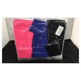 Three pair compression calf sleeves