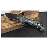 Large Black Harley Davidson Thumb Assist Knife