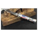 Milano American Flag/Eagle Spring Assist Knife