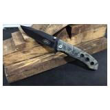 Camo Patterned Thumb Assist Knife