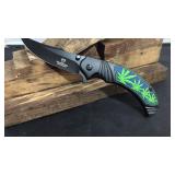 Weed Handle thumb Assist Knife