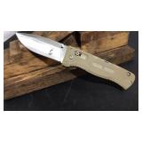 Tan Bone CollectorThumb Assist Knife