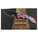 Confederate Flag Spring Assist Knife