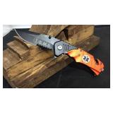 EMS Orange Handle Knife