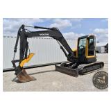 2013 Volvo ECR88 Hydraulic Excavator 5,562 hrs,