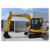 2018 Komatsu PC78US-10 Hydraulic Excavator, 18inch steel tracks