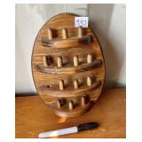 WOOD SPOOL HOLDER