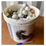 PAIL GOLF BALLS