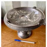 METAL FOOTED DISH