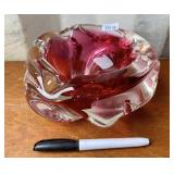 RED MURANO GLASS