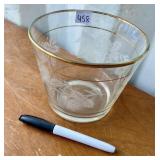 VINTAGE GLASS BOWL