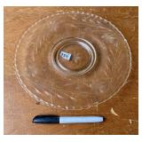 CORNFLOWER CRYSTAL PLATTER