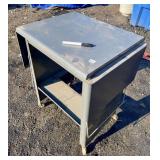 VINTAGE METAL TYPRWRITTER DESK