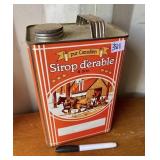 MAPLE SYRUP TIN