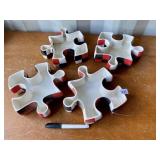 4 PC PUZZLE SERVING SET