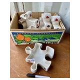 4 PC PUZZLE SERVING SET