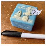 SOAPSTONE INCOLAY TRINKET BOX